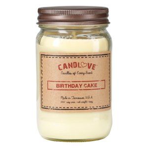 Birthday Cake Scented Candle 100% Soy Wax